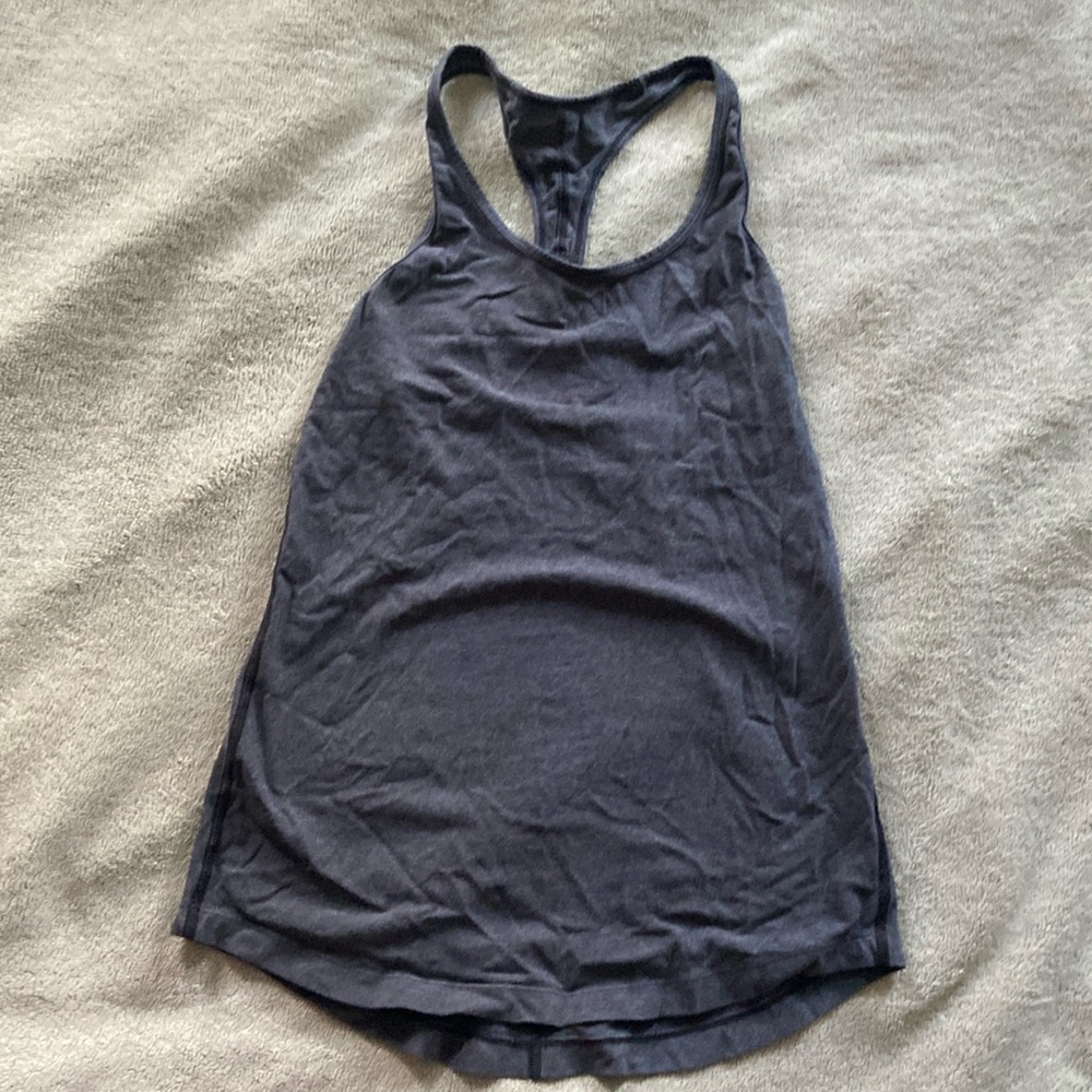 Lululemon Charcoal Grey Racerback Tank Top